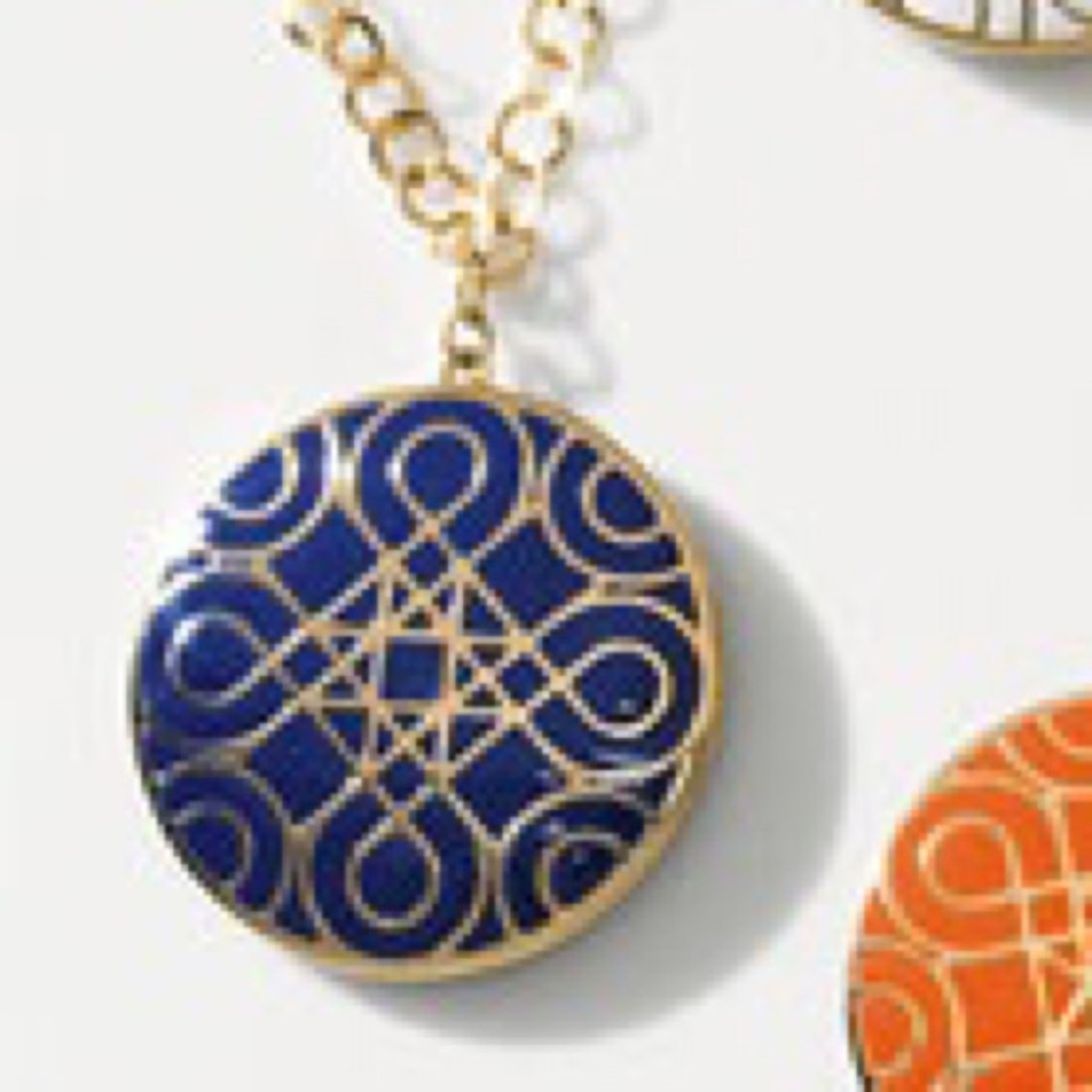 Nordstrom Eclectic Mosaic Statement  Necklace Blue
